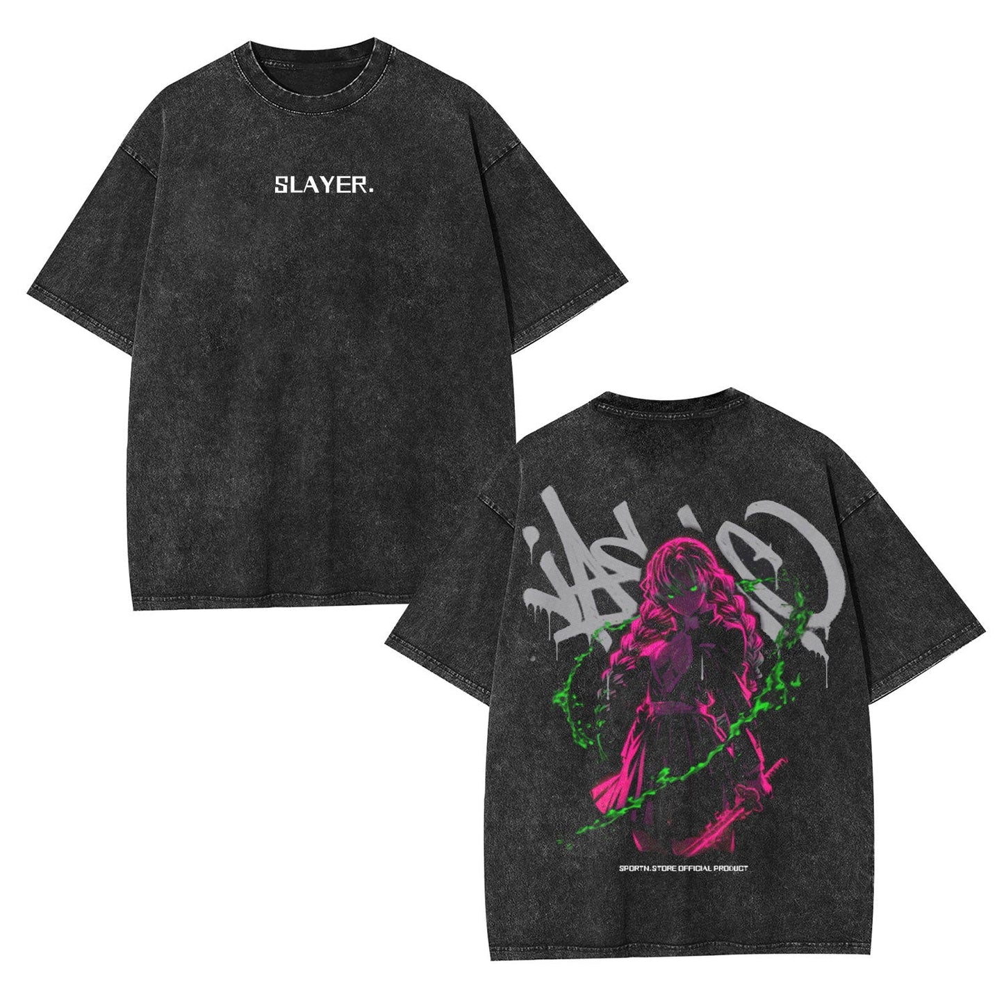 MITSURI KANROJI UNISEX ANIME INSPIRED VINTAGE TEE丨DEMON SLAYER-[DS]