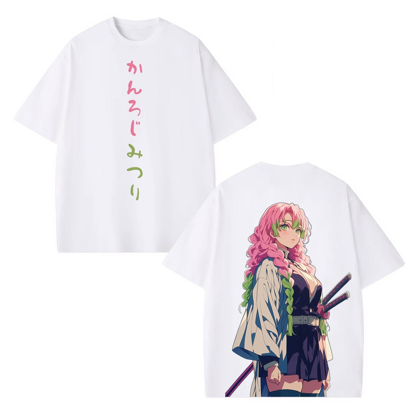 MITSURI KANROJI UNISEX ANIME INSPIRED VINTAGE TEE丨DEMON SLAYER-[DS]