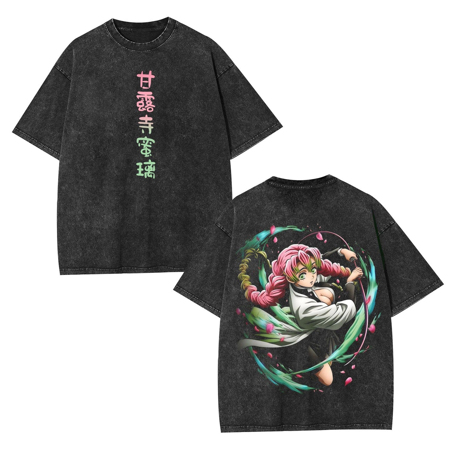 MITSURI KANROJI UNISEX ANIME INSPIRED VINTAGE TEE丨DEMON SLAYER-[DS]
