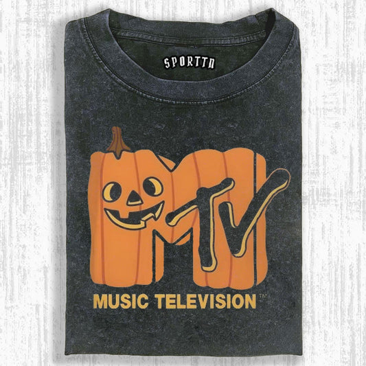 MTV HALLOWEEN PUMPKIN - THEMED T-SHIRT