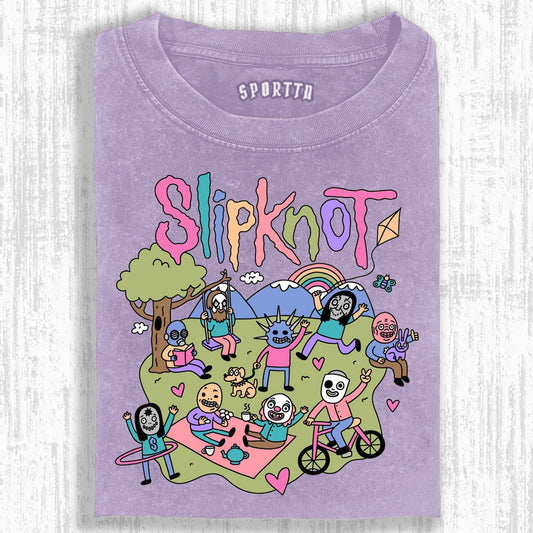 MUSIC SLIPKNOT VINTAGE WASHED TEE 