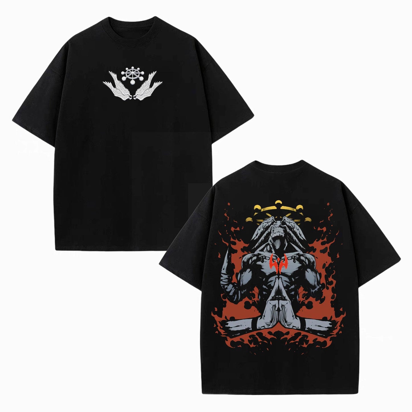 MAHORAGA JUJUTSU KAISEN OVERSIZED TEE-[DS]