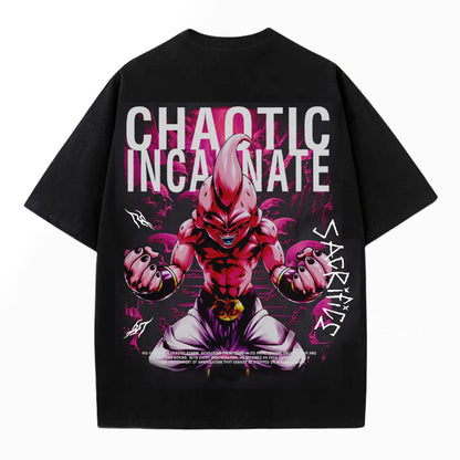 MAJIN BUU ANIME OVERSIZED TEE  DRAGON BALL-[BACK]