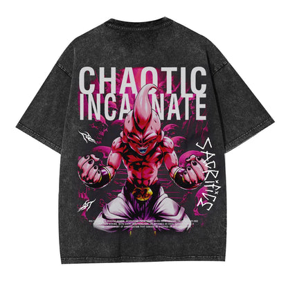 MAJIN BUU ANIME OVERSIZED TEE  DRAGON BALL-[BACK]