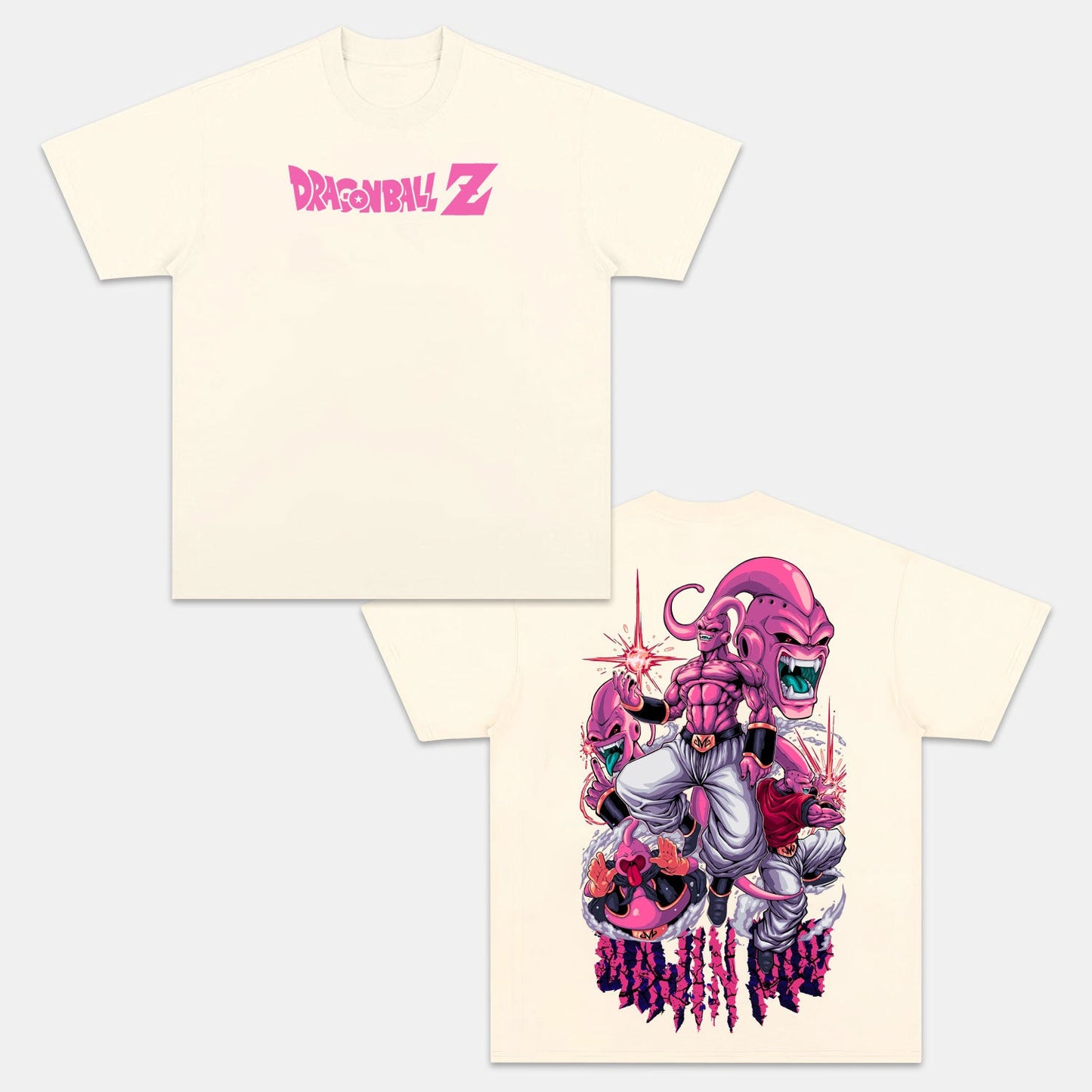 MAJIN BUU ANIME OVERSIZED TEE丨DRAGON BALL-[DS]