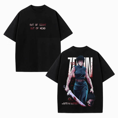 MAKI ZENIN ANIME UNISEX WASHED TEE -[DS]