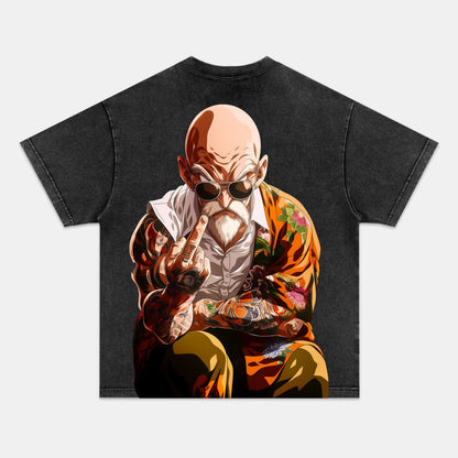 MASTER ROSHI ANIME OVERSIZED TEE丨DRAGON BALL-[BACK]