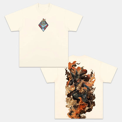 MEGA LUCARIO VINTAGE TEE丨POKÉMON-[DS]
