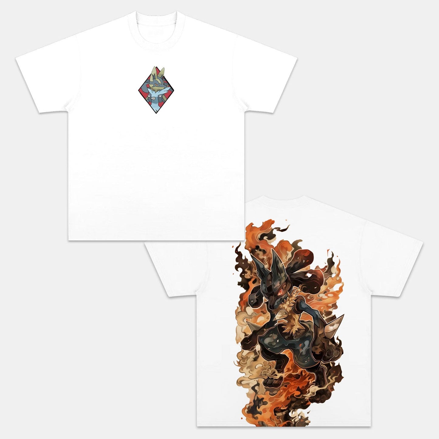 MEGA LUCARIO VINTAGE TEE丨POKÉMON-[DS]