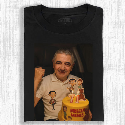 MR. BEAN THEMED COMMEMORATIVE-STYLE T-SHIRT