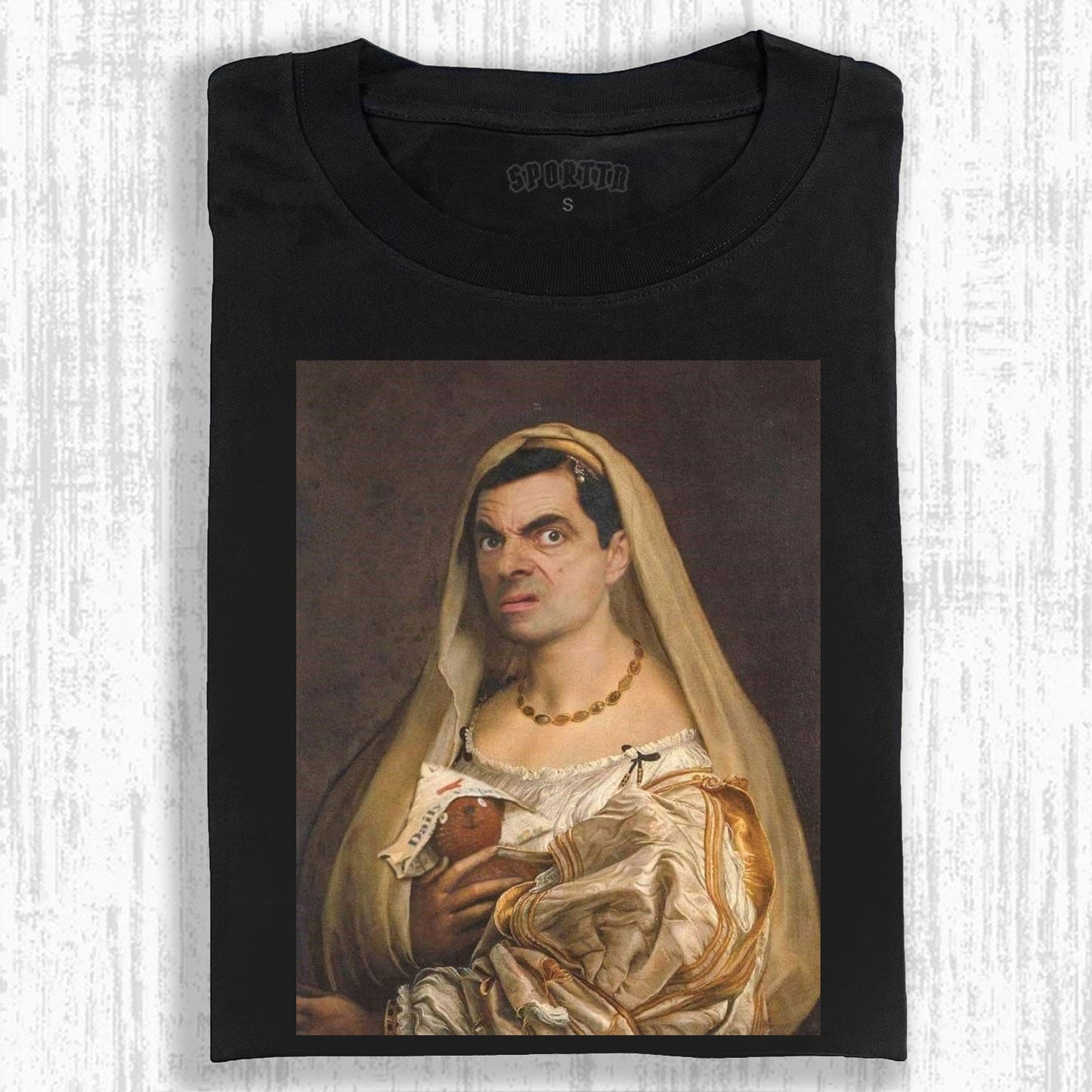 MR. BEAN'S CLASSICAL ART CROSSOVER T-SHIRT