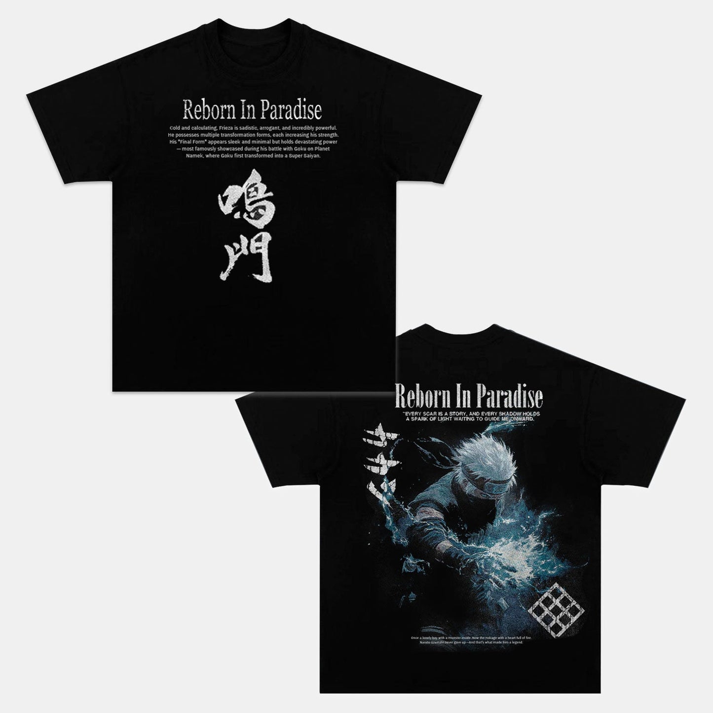 NARUTO 2.0 “COPY NINJA” KAKASHI SENSEI OVERSIZED TEE-[DS]