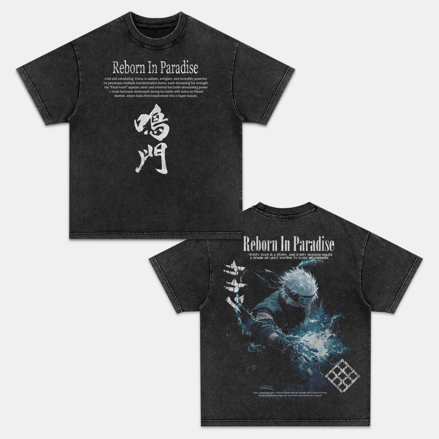NARUTO 2.0 “COPY NINJA” KAKASHI SENSEI OVERSIZED TEE-[DS]