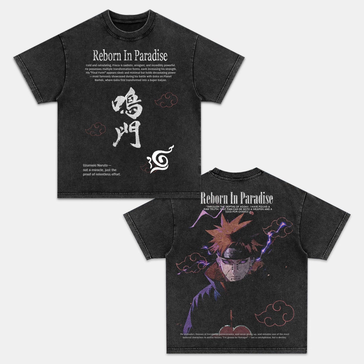 NARUTO 2.0 “PAIN’S WRATH” OVERSIZED TEE-[DS]