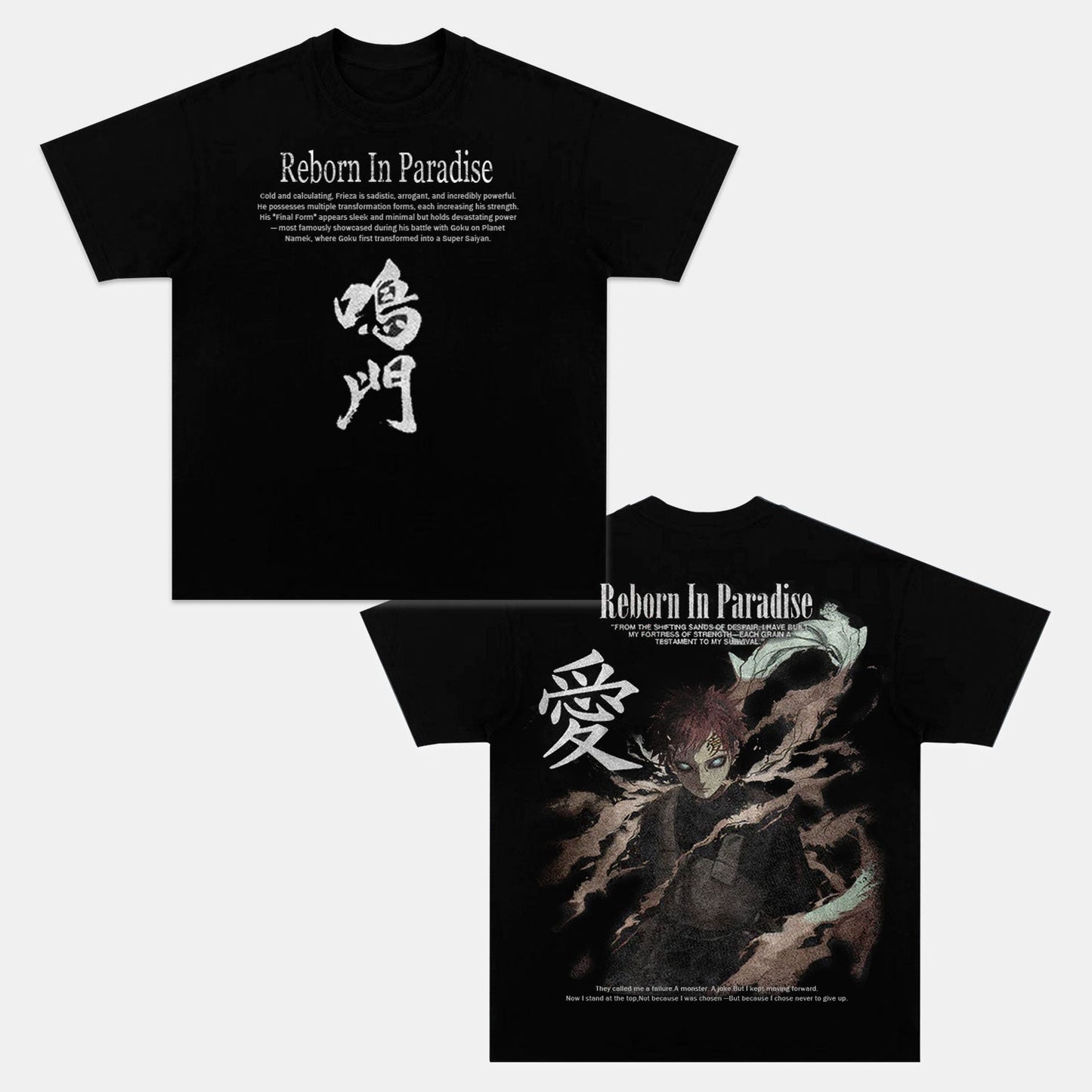 NARUTO 2.0 “SANDSTORM” GAARA OVERSIZED TEE-[DS]