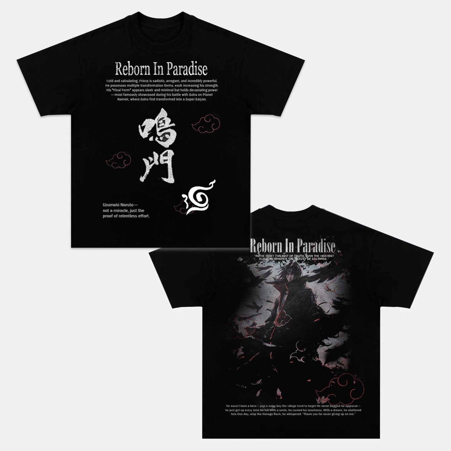 NARUTO 2.0 “UCHIHA LEGACY” ITACHI OVERSIZED TEE-[DS]