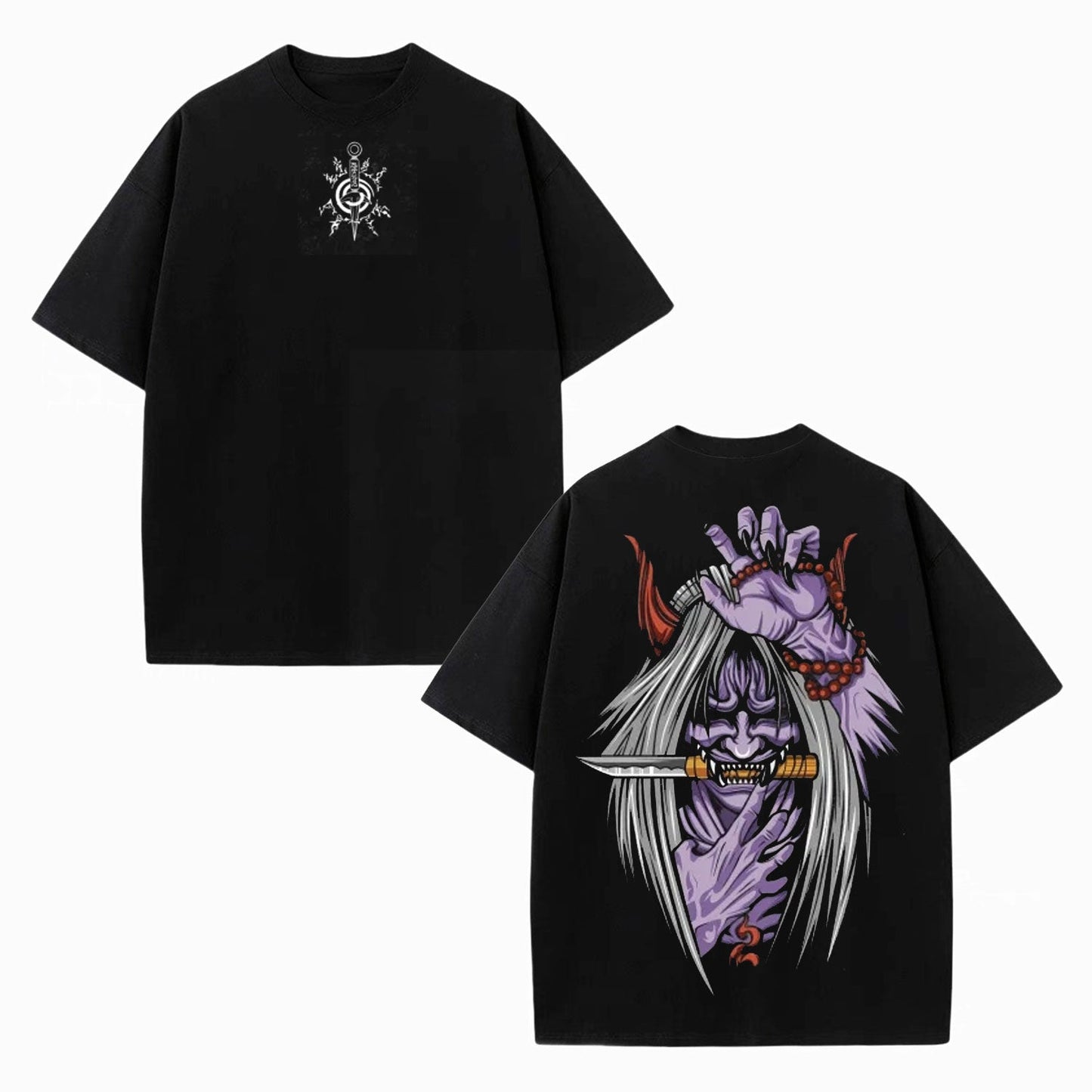 NARUTO UNISEX ANIME VINTAGE OVERSIZED TEE -[DS]