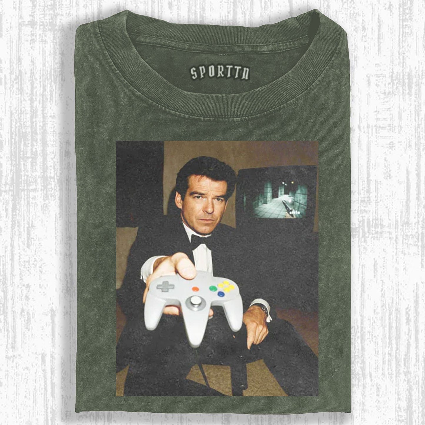 N64 JAMES BOND 'YOUR TURN' FUNNY T-SHIRT