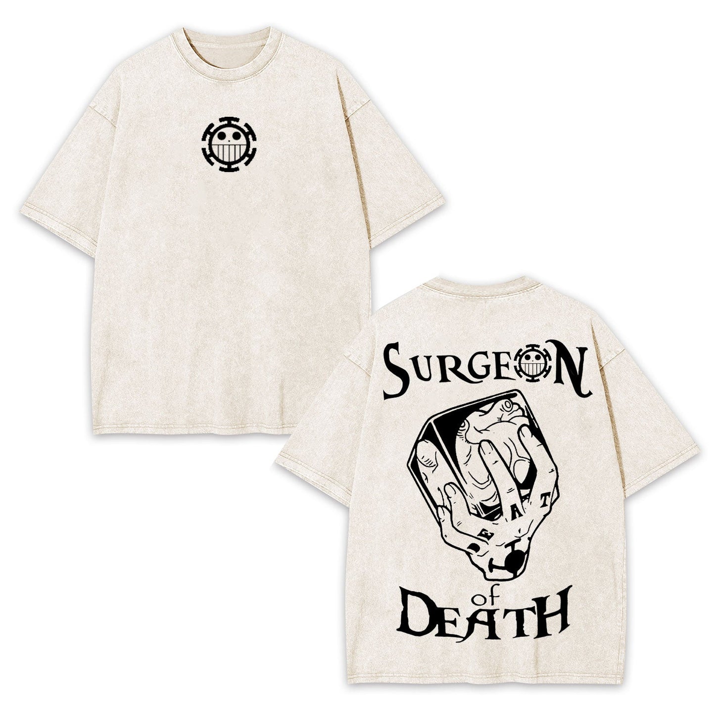 ONE PIECE UNISEX ANIME INSPIRED VINTAGE T-SHIRT-[DS]