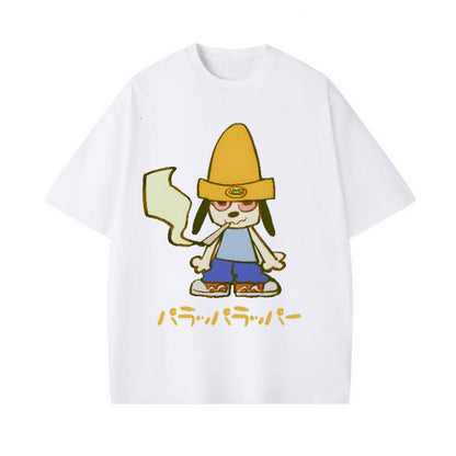 PARAPPA THE RAPPER UNISEX ANIME INSPIRED VINTAGE TEE -[FRONT]
