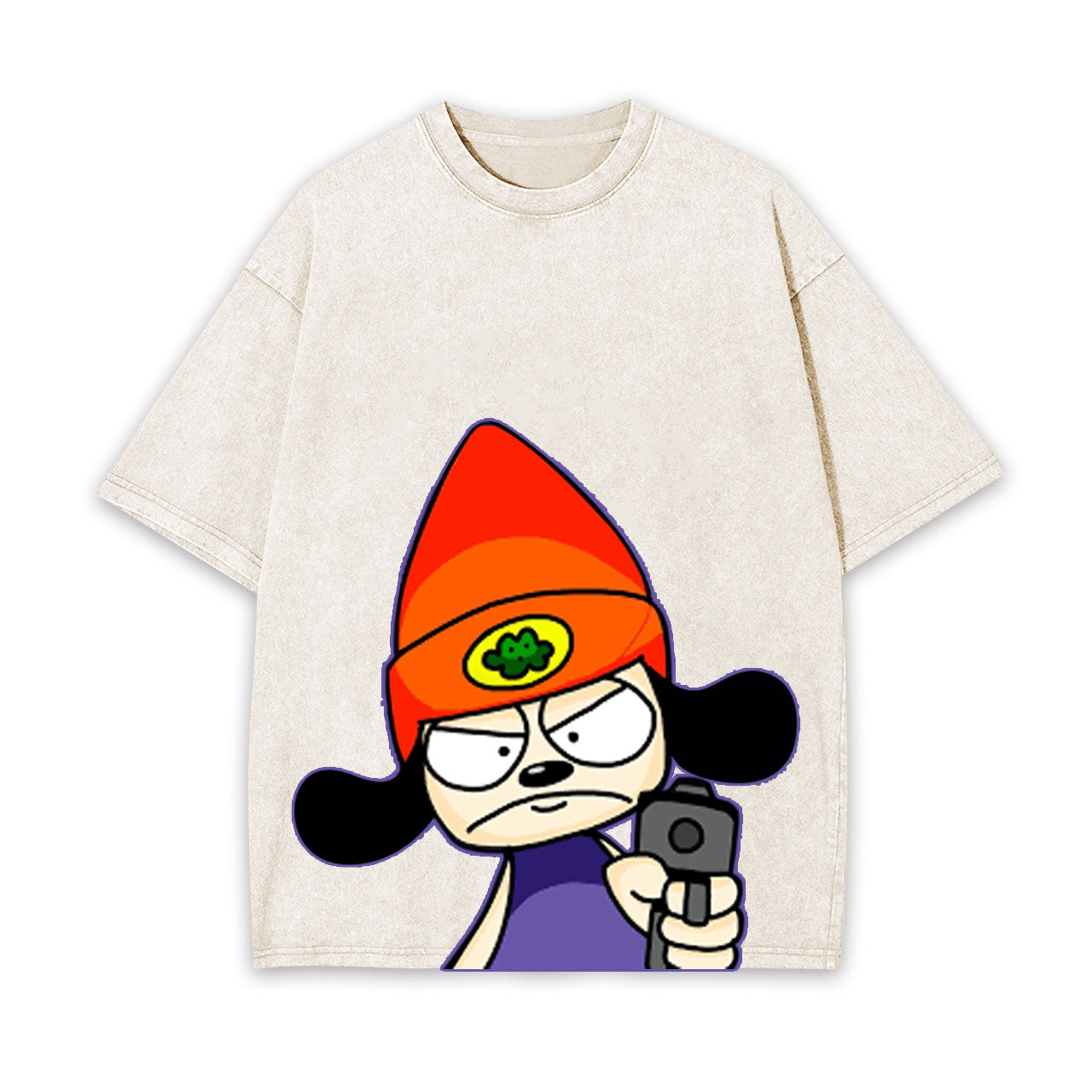 PARAPPA THE RAPPER UNISEX ANIME INSPIRED VINTAGE TEE -[FRONT]