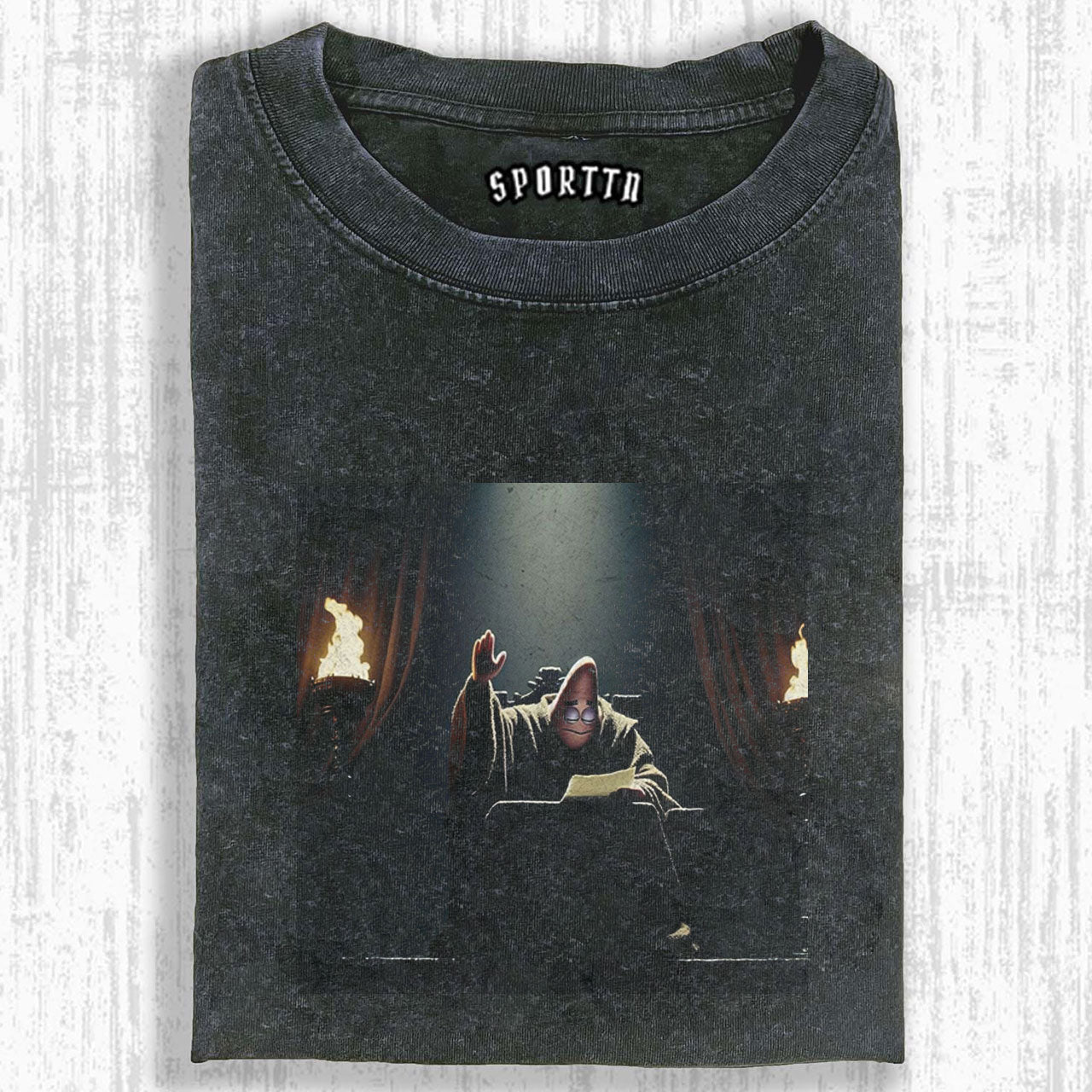 PATRICK STAR SITS ON THE THRONE OF POWER TEE