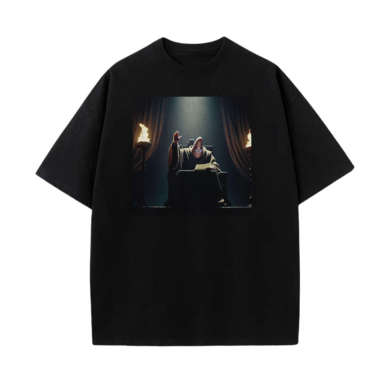 PATRICK STAR SITS ON THE THRONE OF POWER TEE