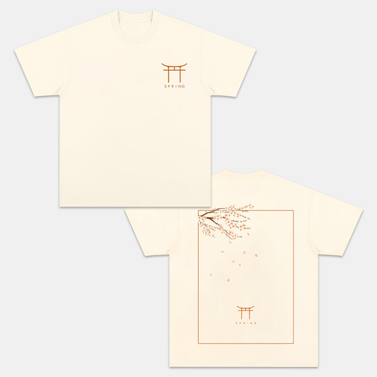 PEACH BLOSSOM BACK T-SHIRT 