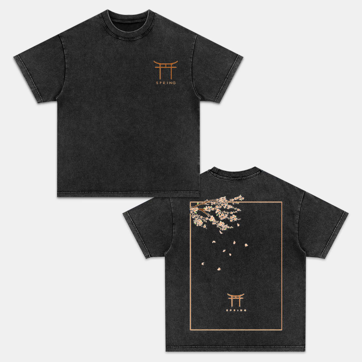 PEACH BLOSSOM BACK T-SHIRT 