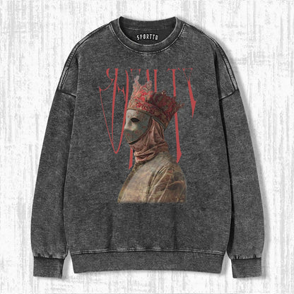 ROYALTY MASKED MONARCH ART POSTER T-SHIRT
