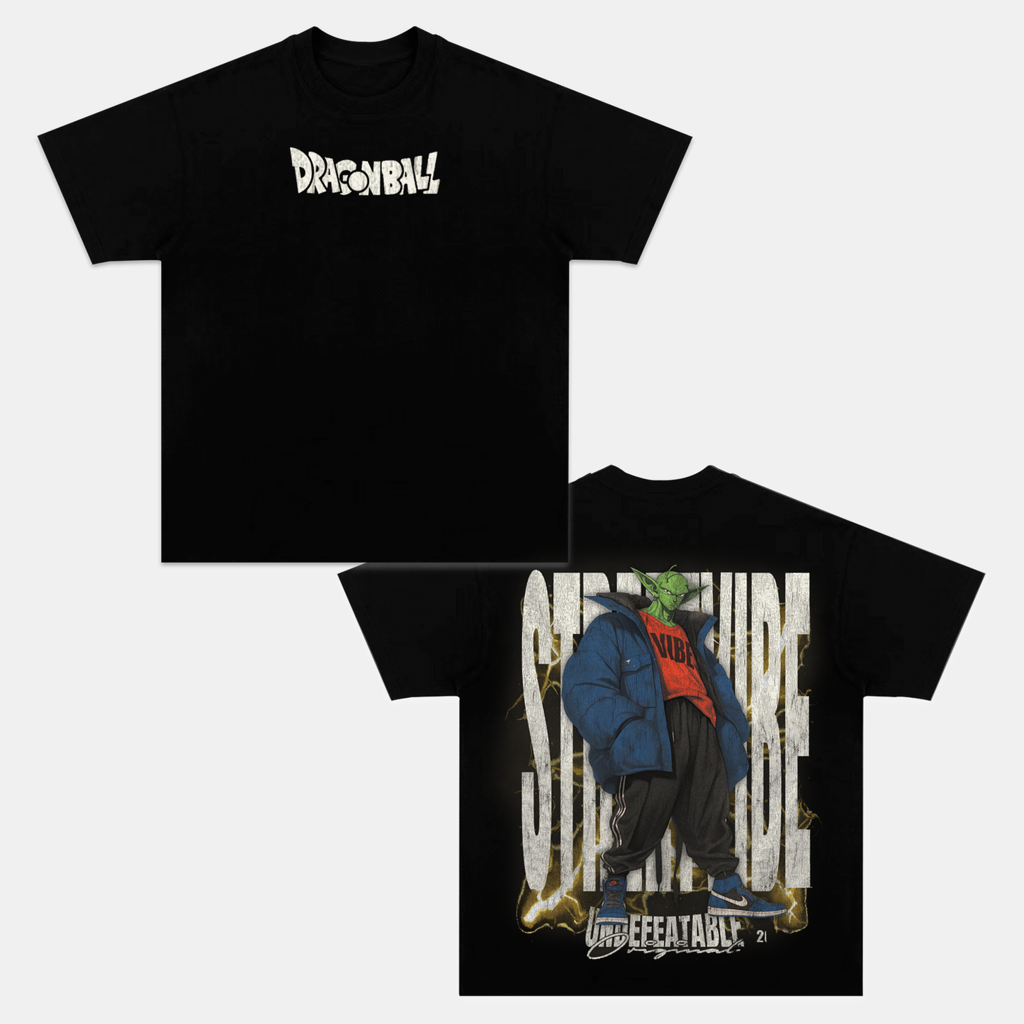 Piccolo Unisex Anime Inspired Vintage T-Shirt丨Dragon Ball-[DS]