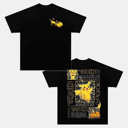 PIKACHU UNISEX ANIME INSPIRED VINTAGE T-SHIRT丨POKÉMON-[DS]