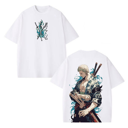 RORONOA ZORO ANIME INSPIRED VINTAGE TEE丨ONE PIECE-[DS]