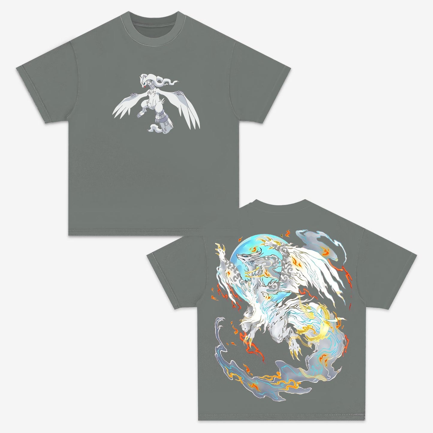 RESHIRAM UNISEX ANIME INSPIRED VINTAGE T-SHIRT丨POKÉMON-[DS]
