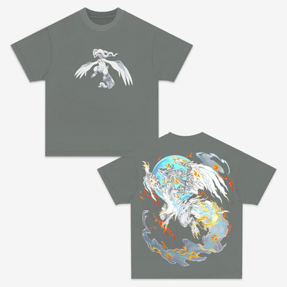 RESHIRAM UNISEX ANIME INSPIRED VINTAGE T-SHIRT丨POKÉMON-[DS]