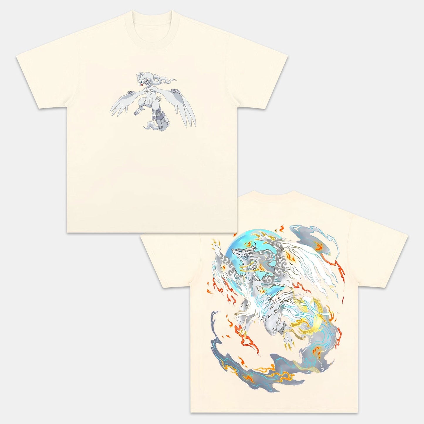 RESHIRAM UNISEX ANIME INSPIRED VINTAGE T-SHIRT丨POKÉMON-[DS]
