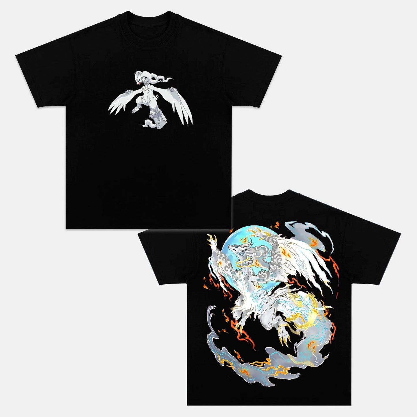 RESHIRAM UNISEX ANIME INSPIRED VINTAGE T-SHIRT丨POKÉMON-[DS]