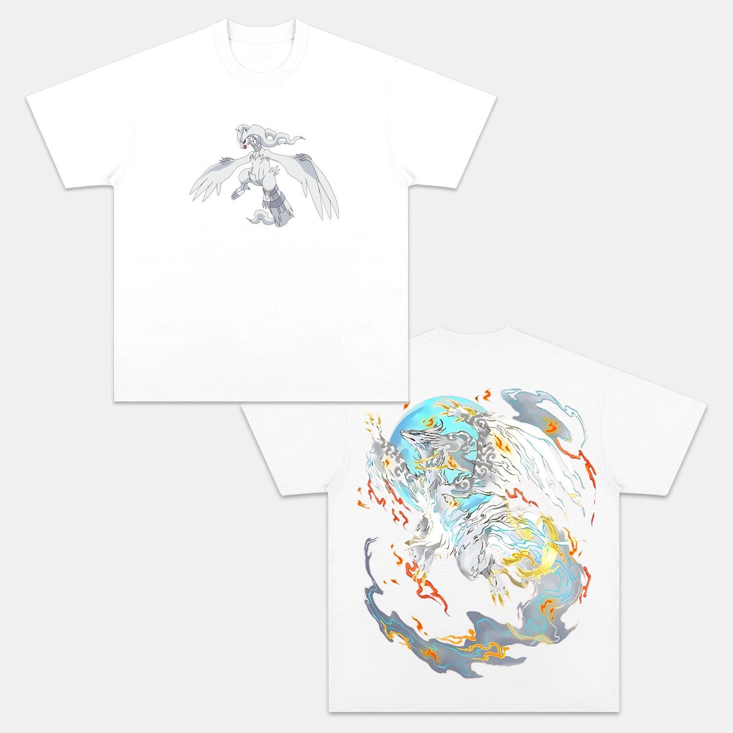 RESHIRAM UNISEX ANIME INSPIRED VINTAGE T-SHIRT丨POKÉMON-[DS]
