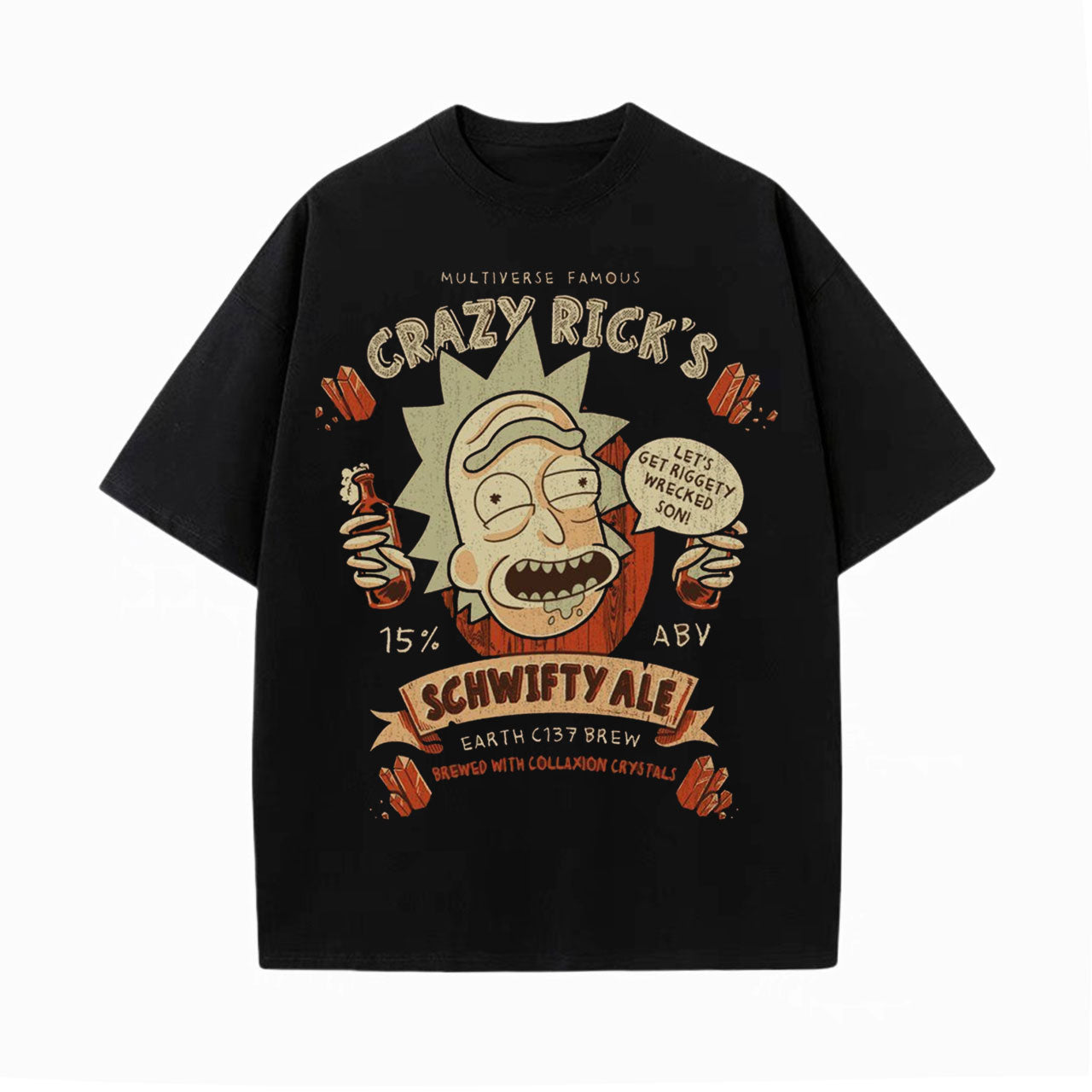RICK'S EXCLUSIVE ALE T-SHIRT -[FRONT] 