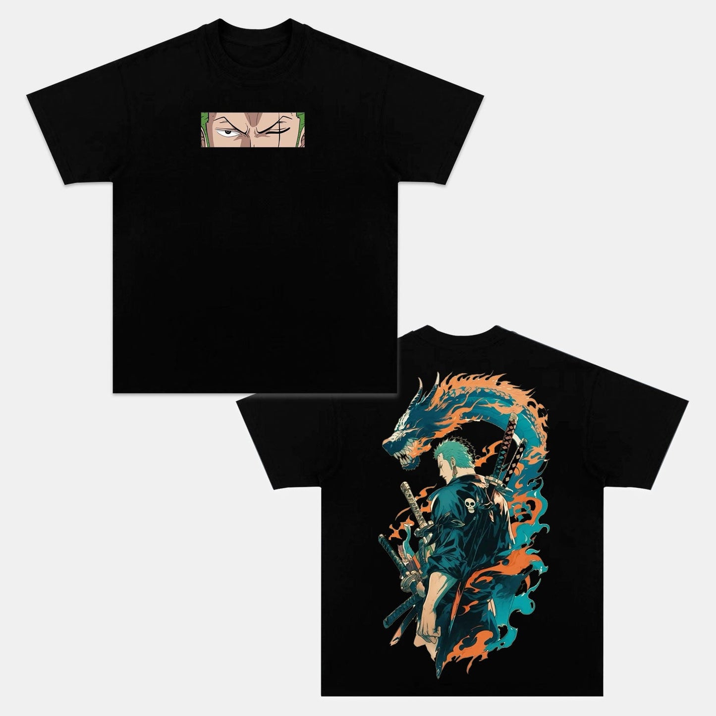 RORONOA ZORO VINTAGE TEE丨ONE PIECE-[DS]