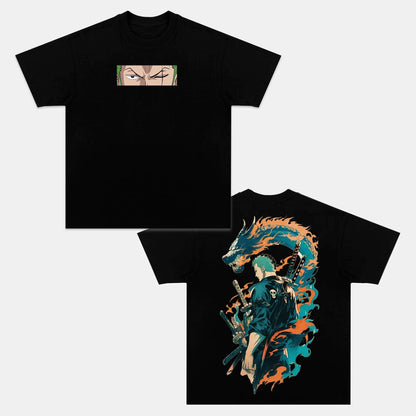 RORONOA ZORO VINTAGE TEE丨ONE PIECE-[DS]