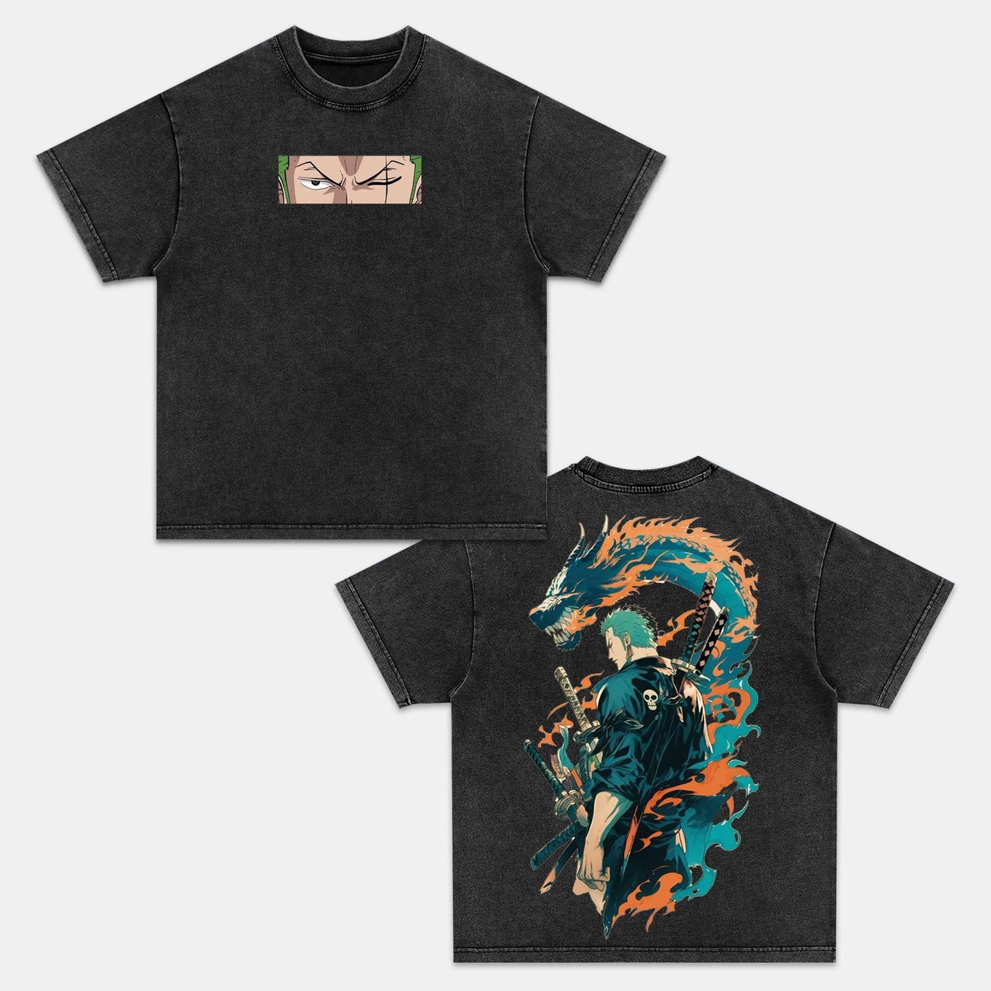 RORONOA ZORO VINTAGE TEE丨ONE PIECE-[DS]