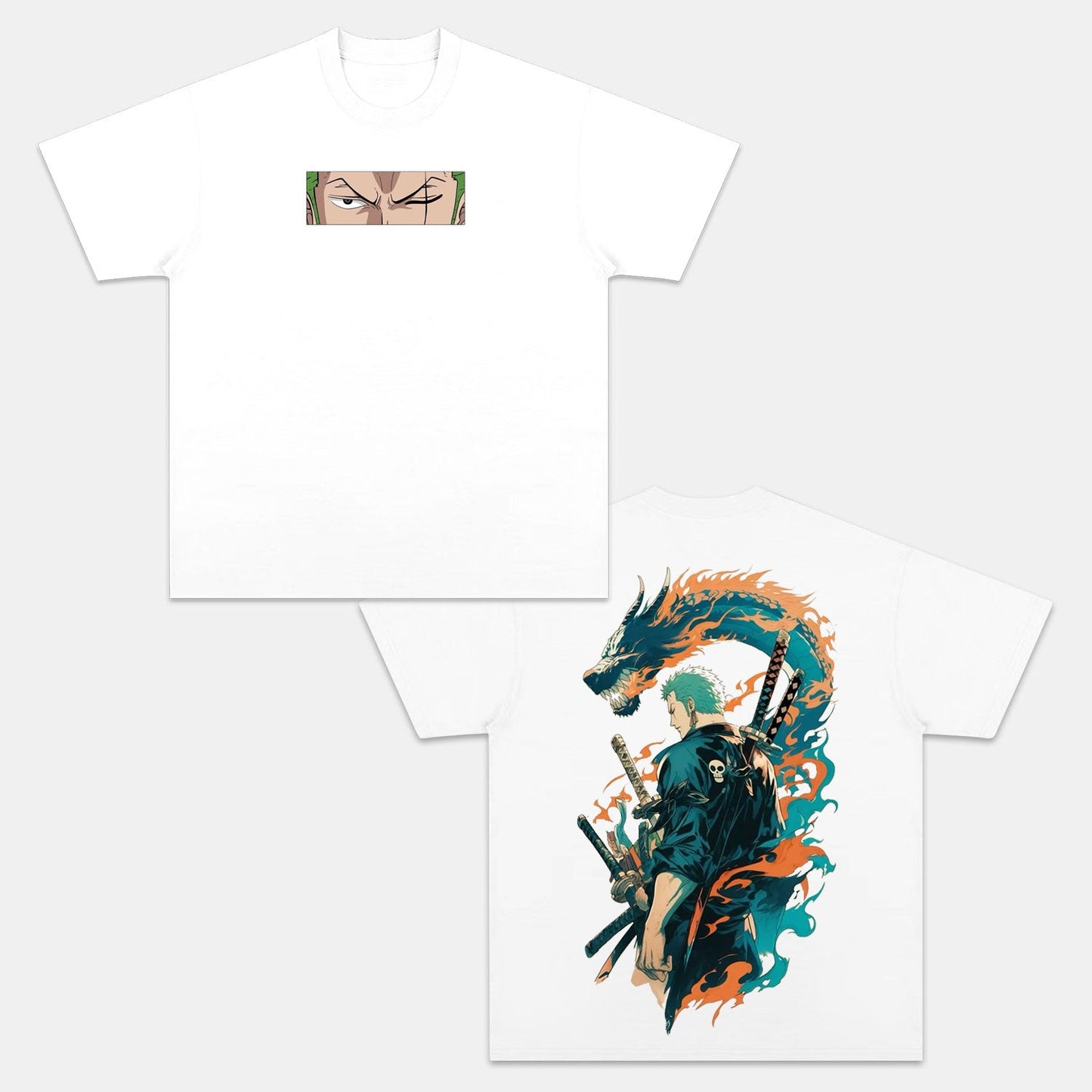 RORONOA ZORO VINTAGE TEE丨ONE PIECE-[DS]