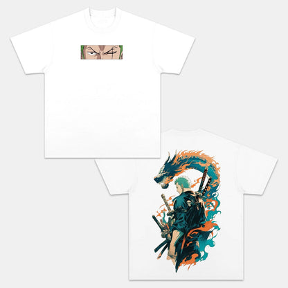 RORONOA ZORO VINTAGE TEE丨ONE PIECE-[DS]