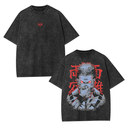 RYOMEN SUKUNA JUJUTSU KAISEN OVERSIZED TEE-[DS]