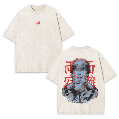 RYOMEN SUKUNA JUJUTSU KAISEN OVERSIZED TEE-[DS]