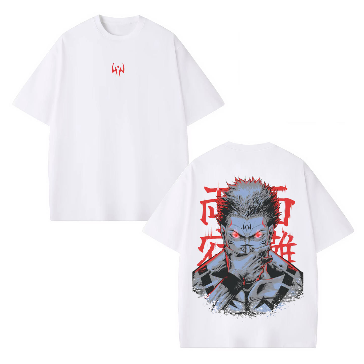 RYOMEN SUKUNA JUJUTSU KAISEN OVERSIZED TEE-[DS]