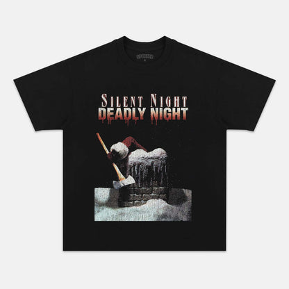 SILENT NIGHT DEADLY NIGHT PROMO  T-SHIRT