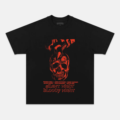 SILENT NIGHT BLOODY NIGHT PROMO  T-SHIRT