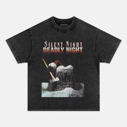 SILENT NIGHT DEADLY NIGHT PROMO  T-SHIRT
